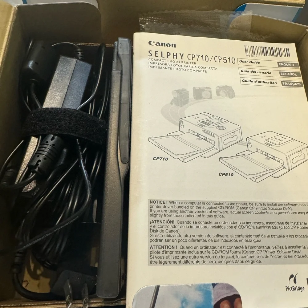 Canon Selphy CP510 photo printer NEW